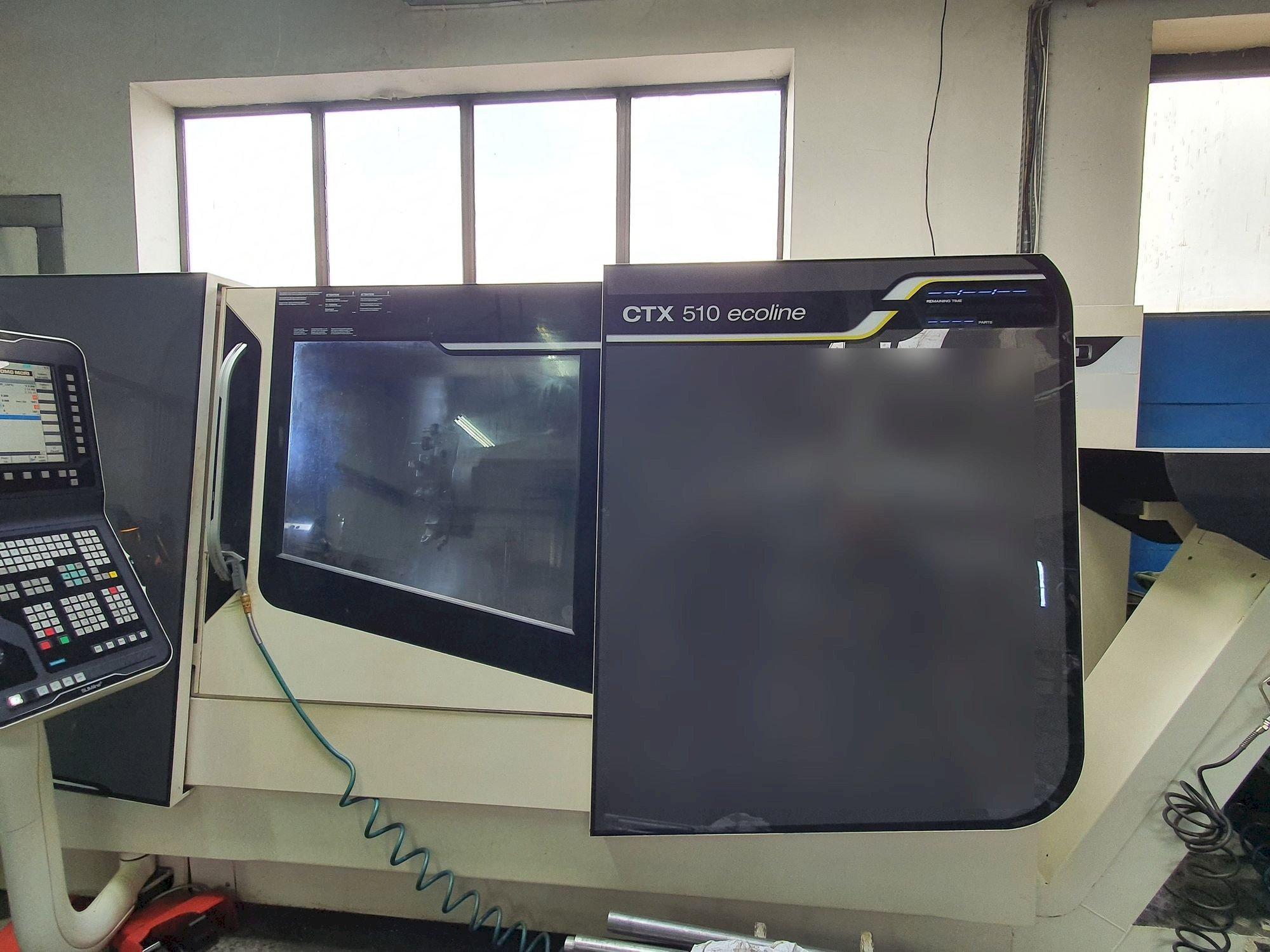 Frontansicht der DMG MORI CTX 510 V3 Ecoline  Maschine