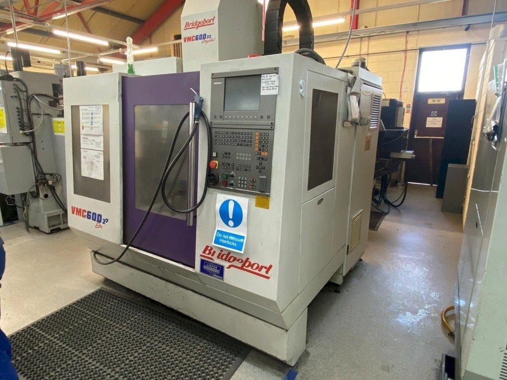 Frontansicht der Bridgeport VMC 600/22 Digital  Maschine