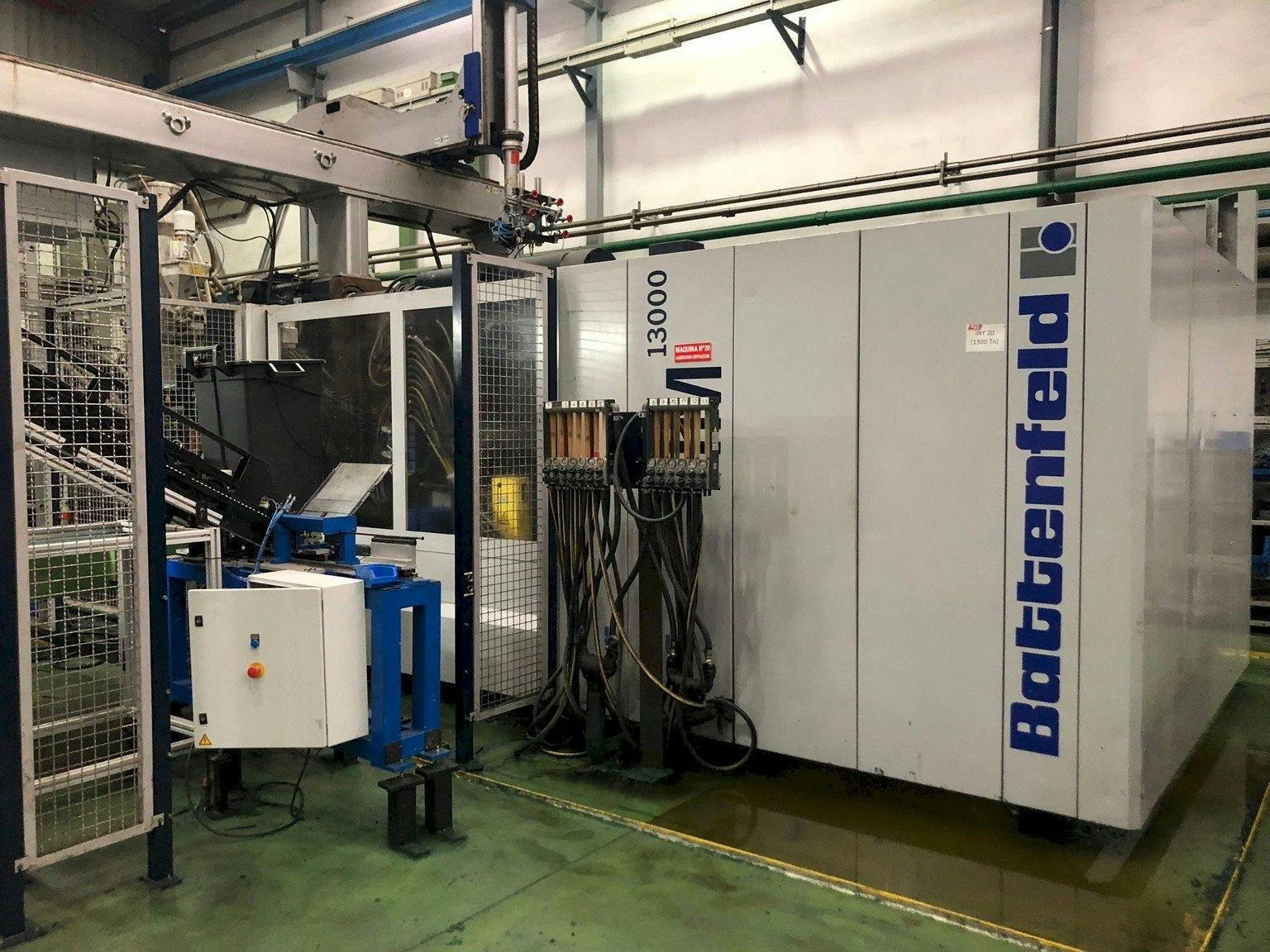 Frontansicht der Battenfeld HM 13000  Maschine