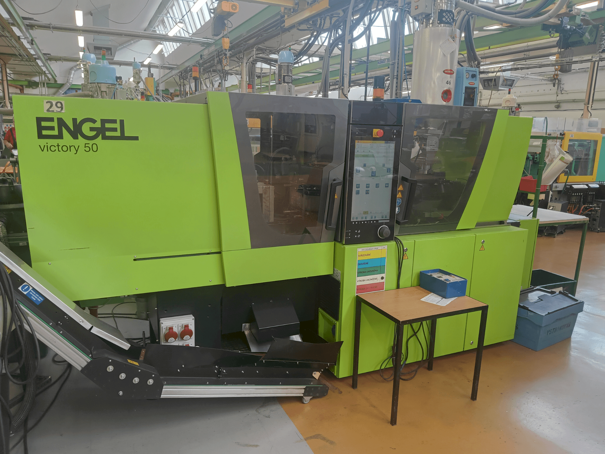 Frontansicht der Engel Victory 200/50 spex  Maschine