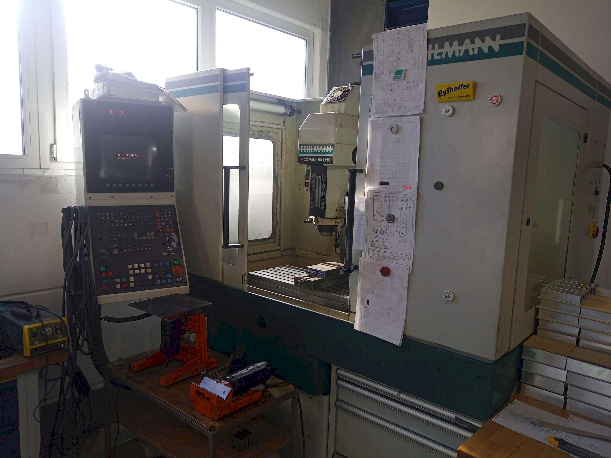 Frontansicht der FEHLMANN Picomax 55 CNC  Maschine