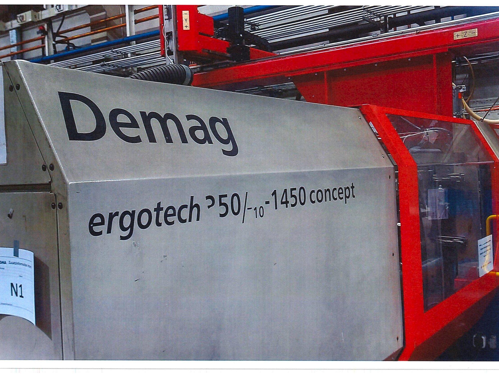 Frontansicht der DEMAG ergotech 350/710-1450 concept  Maschine