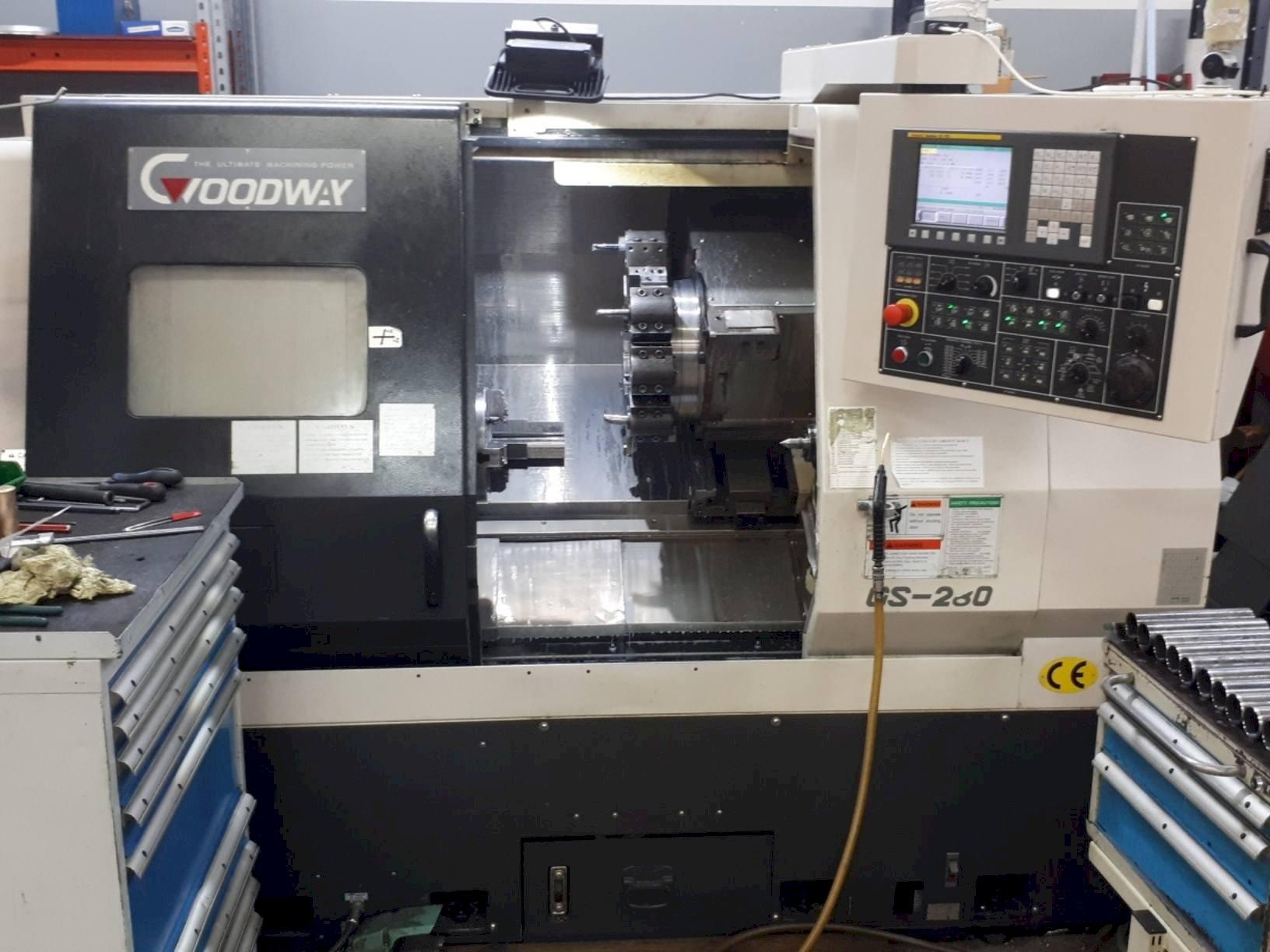 Frontansicht der Goodway GS-280  Maschine