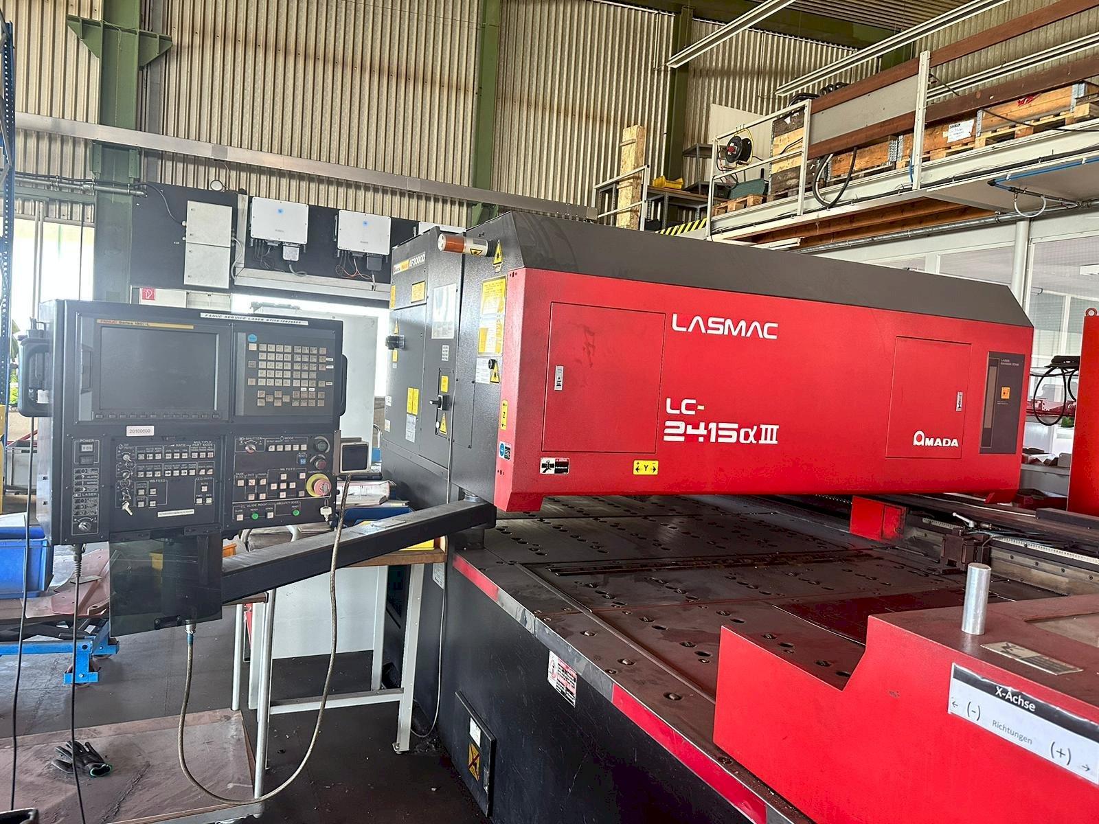 Frontansicht der AMADA LC2415 A3  Maschine