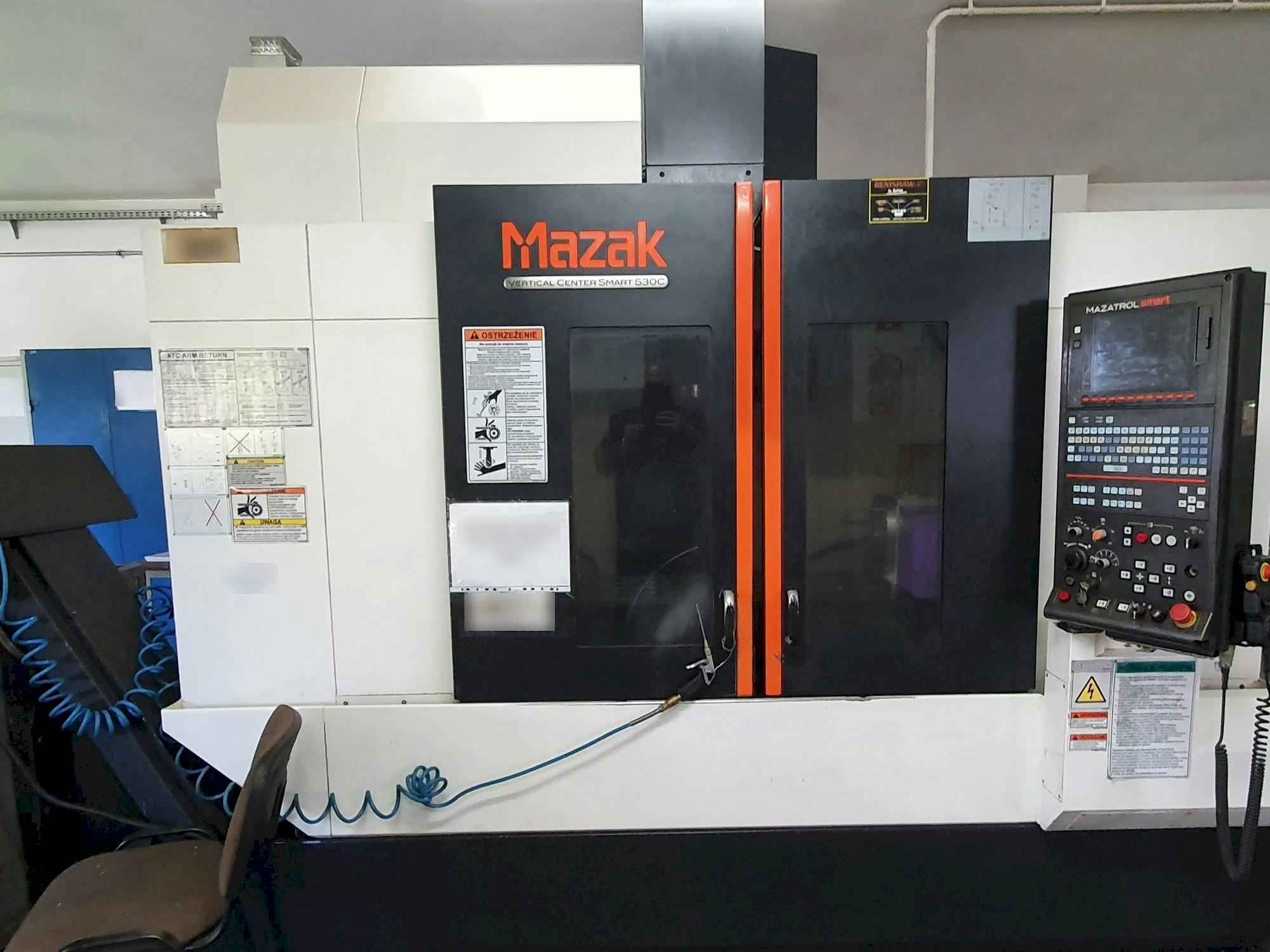 Frontansicht der Mazak Smart 530C  Maschine