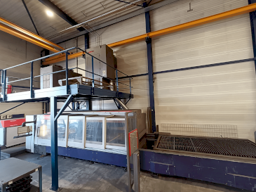 Frontansicht der Bystronic BySpeed 3015  Maschine