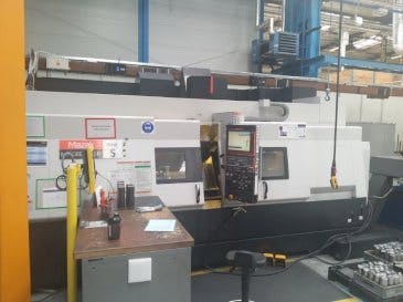 Frontansicht der Mazak Integrex 400-IV S  Maschine