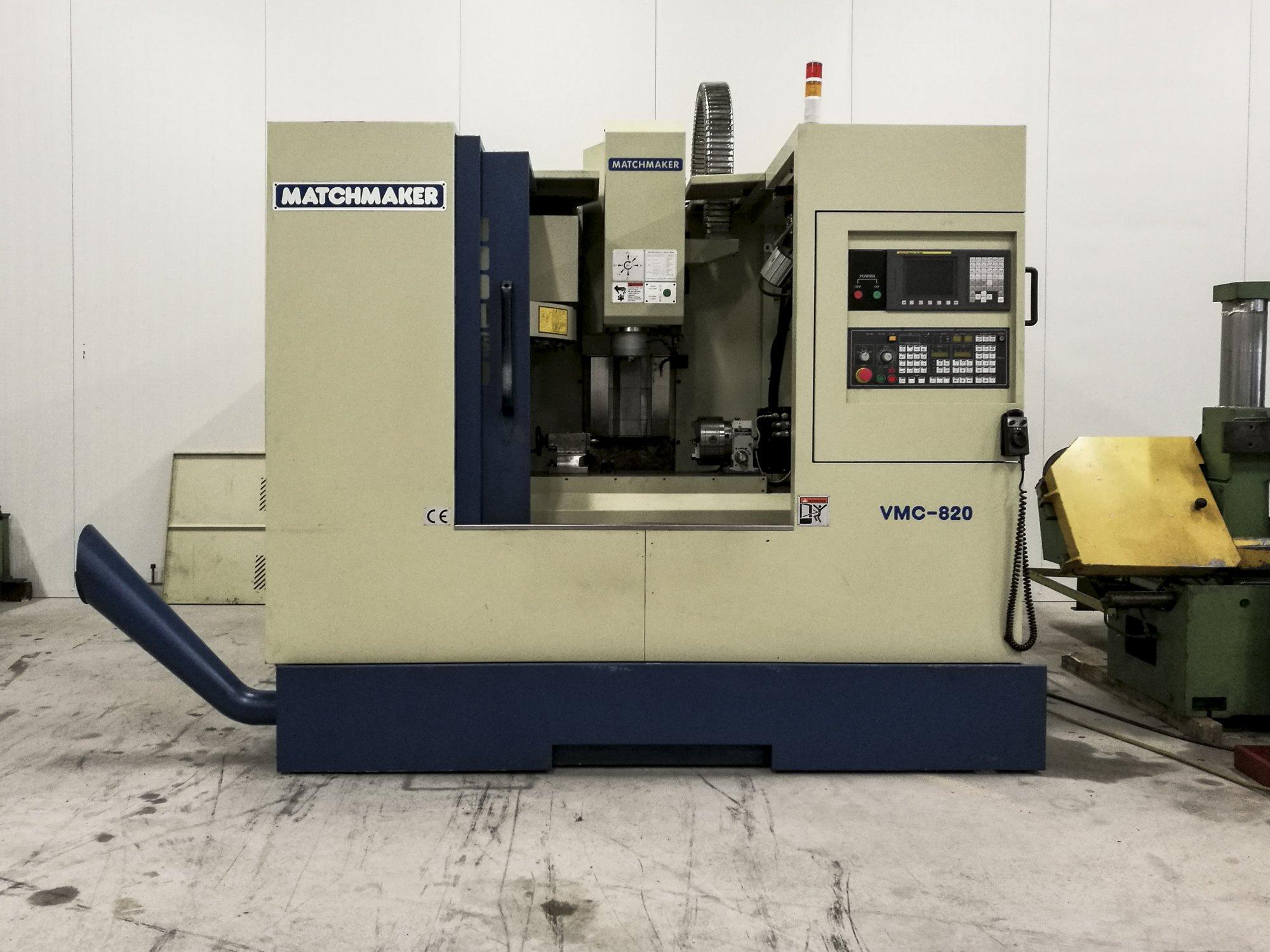 Frontansicht der Matchmaker VMC-800 Maschine